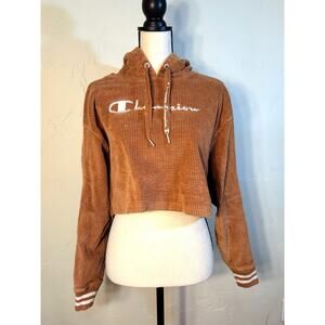 Champion Reverse Weave / Corduroy Cropped Hoodie